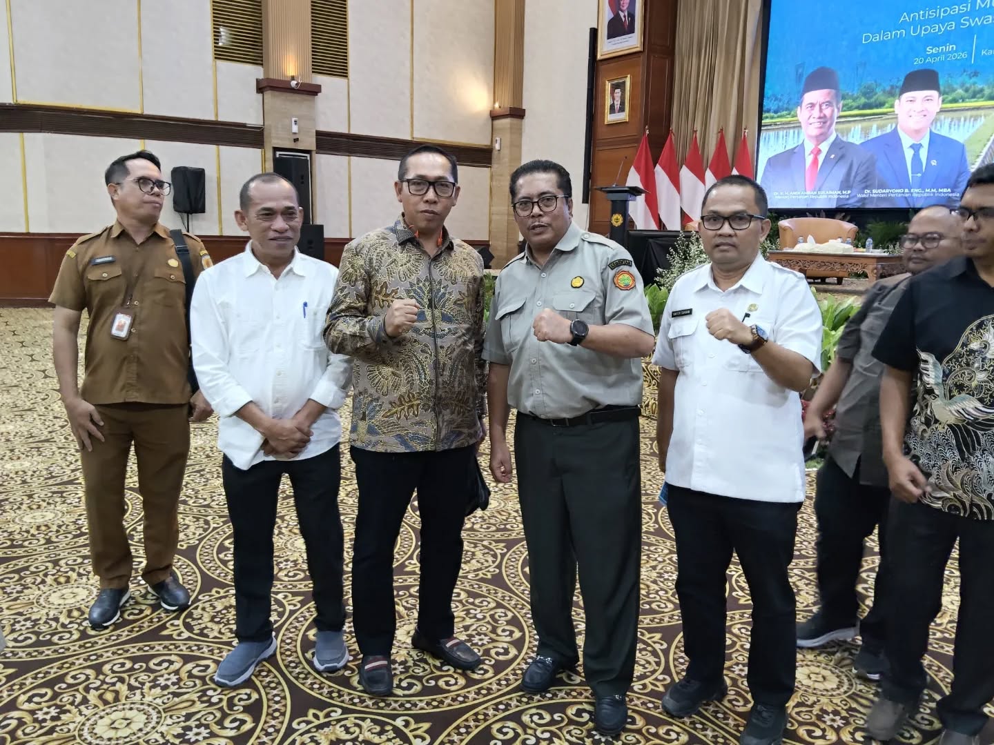 Bupati Taput Bahas Mitigasi Kekeringan Bersama Mentan