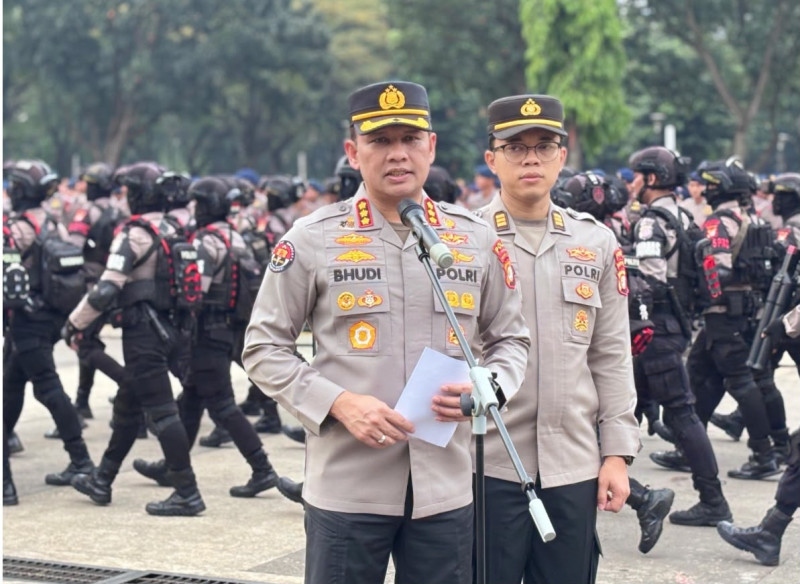 4.151 Personel Kawal Aksi Mahasiswa di Jakarta Pusat Hari Ini