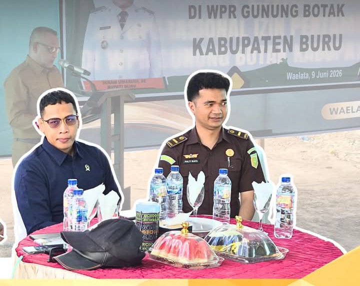Bidang Intelijen Kejari Buru Hadiri Persiapan Pembukaan Operasional IPR Tambang Gunung Botak