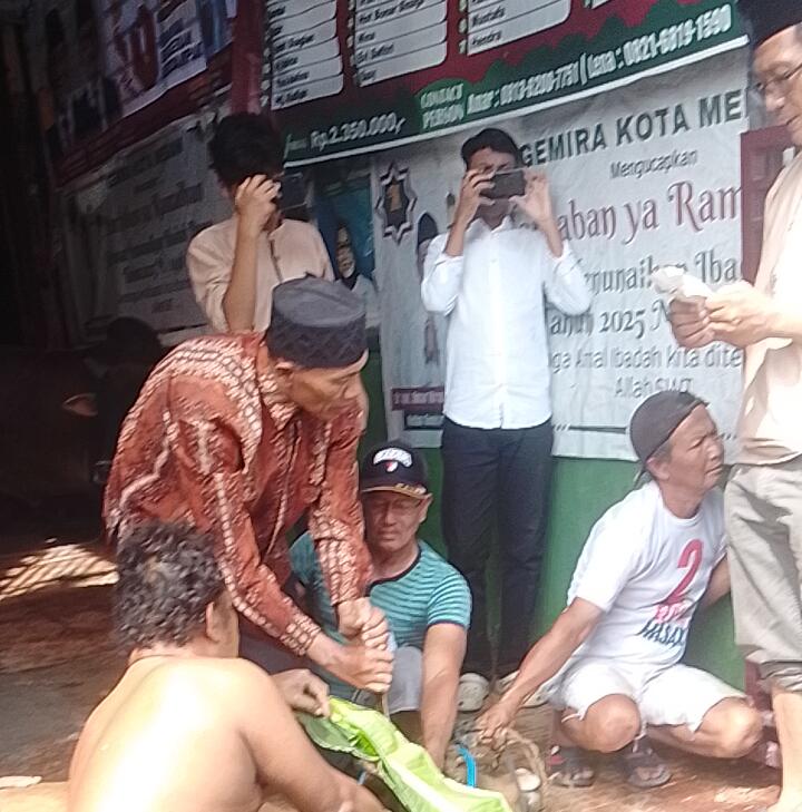 Gemira Kota Medan Sukses Laksanakan Penyembelihan 4 Ekor Hewan Qurban di Hari Raya Idul Adha
