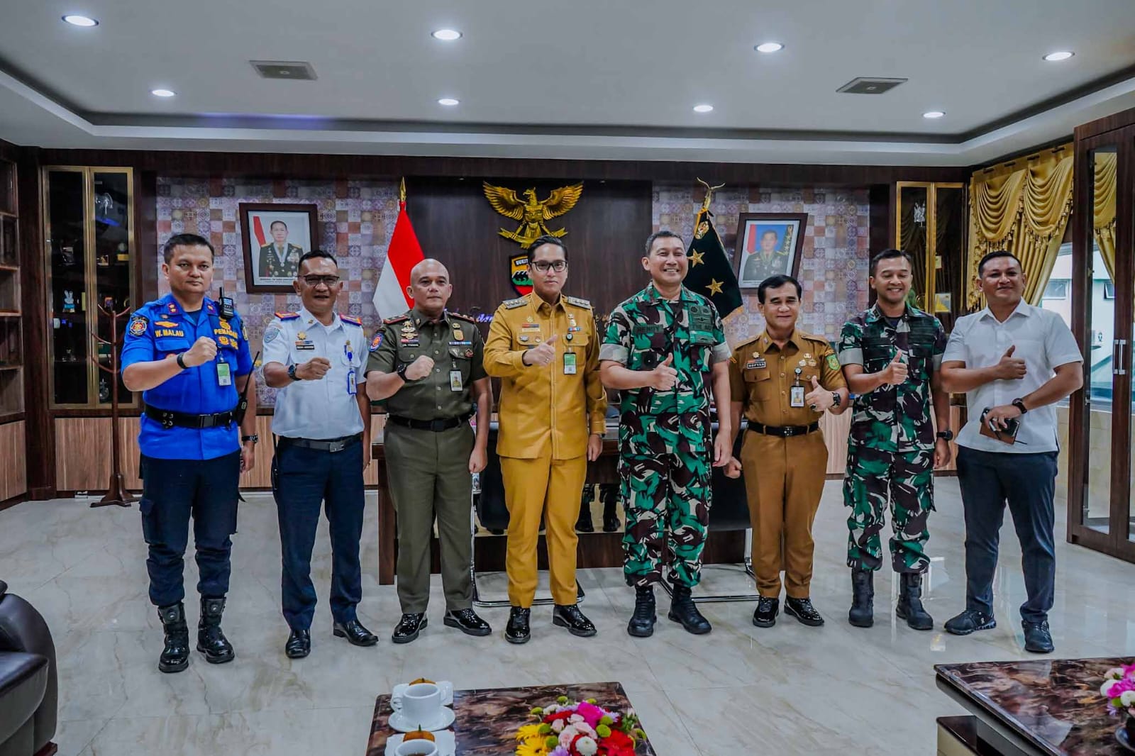Pangdam I/BB dan Rico Waas Perkuat Sinergi Jaga Kondusivitas Medan