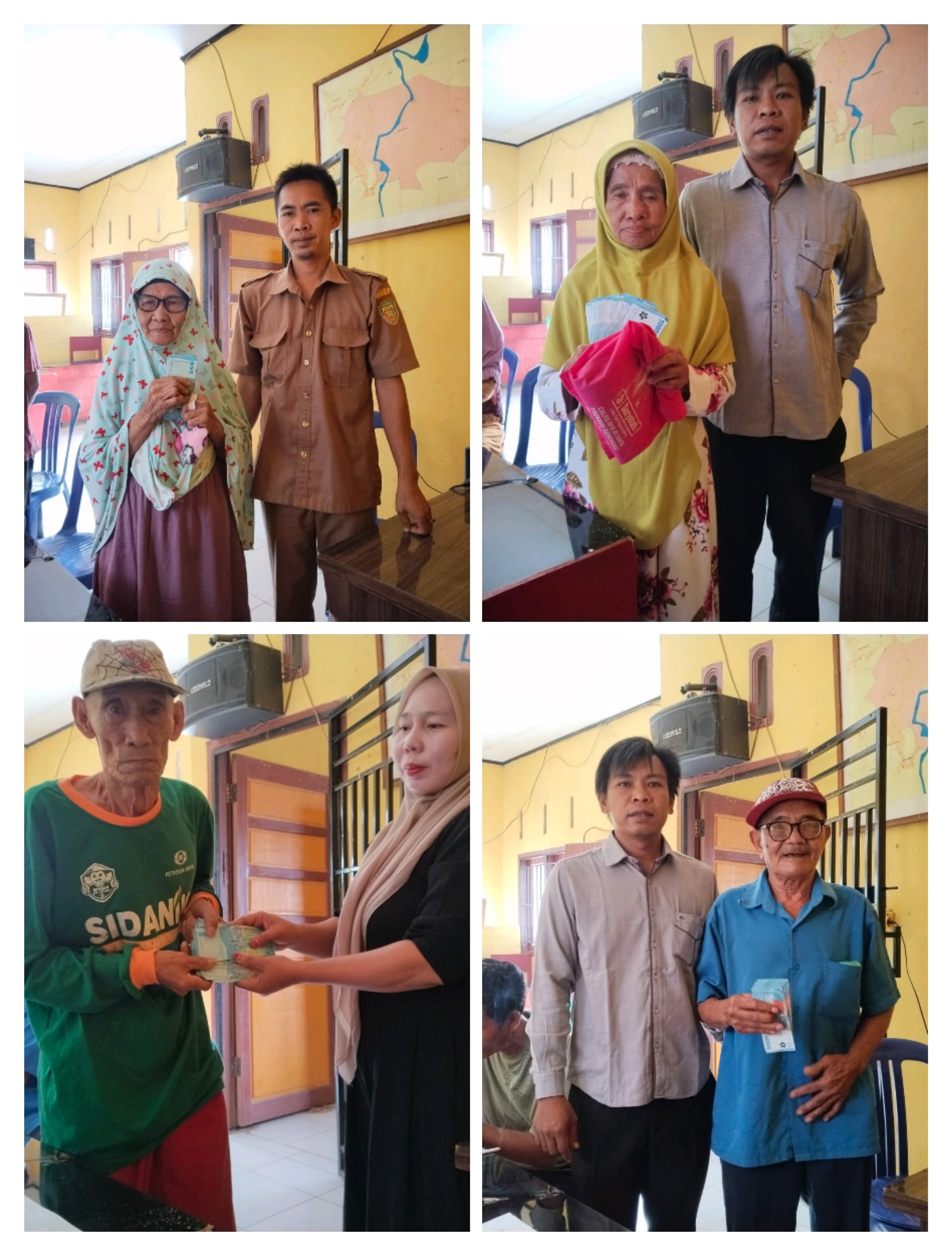 Pemdes Sengkuang Menyalurkan BLT DD, 10 KPM Terima Bantuan Lima Bulan Sekaligus