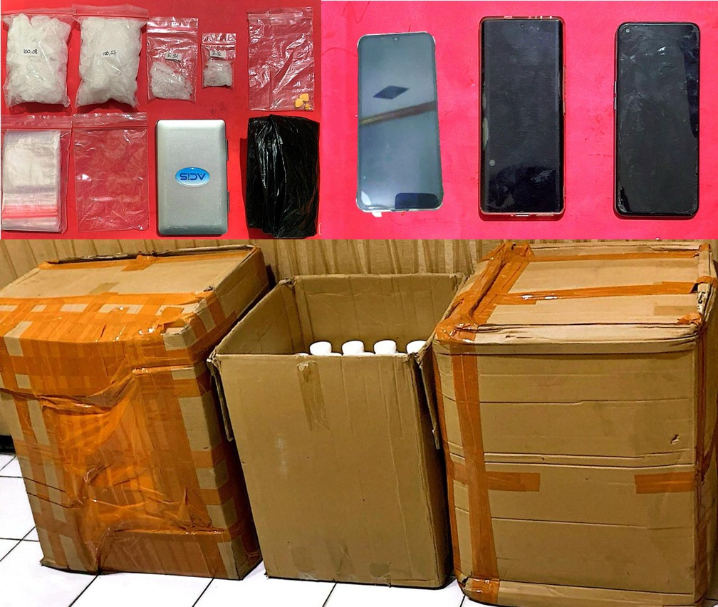Lidik Lintas Daerah, Polres Nganjuk Panen Barang Bukti Narkoba dari Pengembangan Kasus Sabu