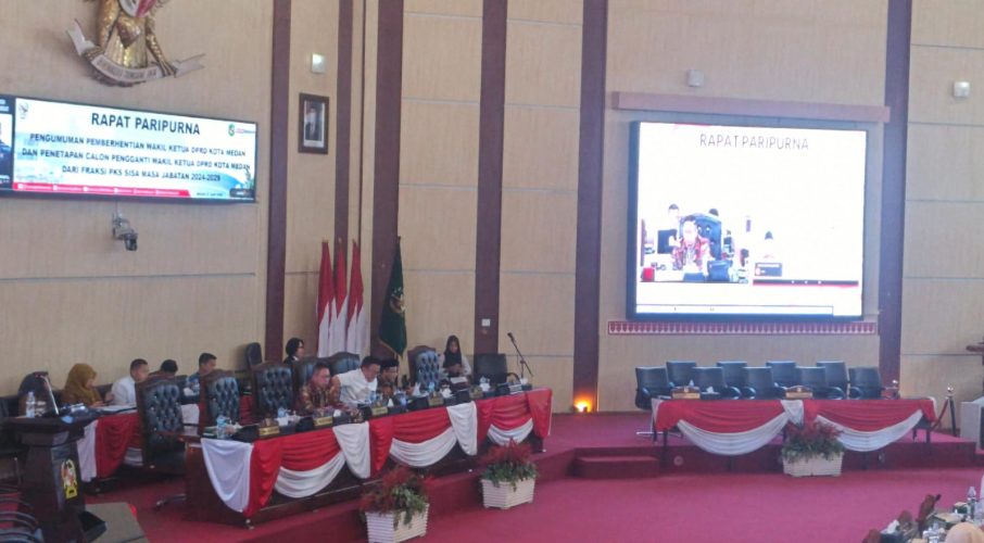 DPRD Medan Umumkan Pergantian Wakil Ketua dari Fraksi PKS